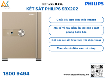 Két Sắt PHILIPS SBX202 - 5C0 - Màu vàng 50KG